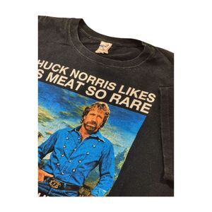 Chuck Norris Anvil Shirt Sleeve T-Shirt Meat So Rare Unicorns Adult 2XL